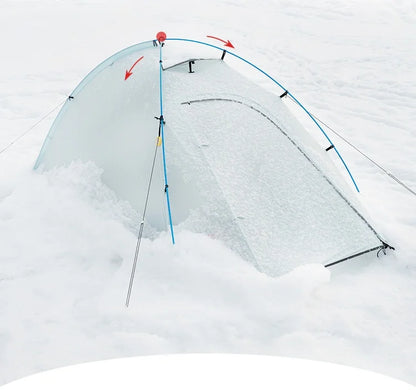 ASTA GEAR Qiusuo 2P Ultralight Tent Outdoor Camping Self-standing Tent 10D Nylon Waterproof Windproof Hiking Mountaineering