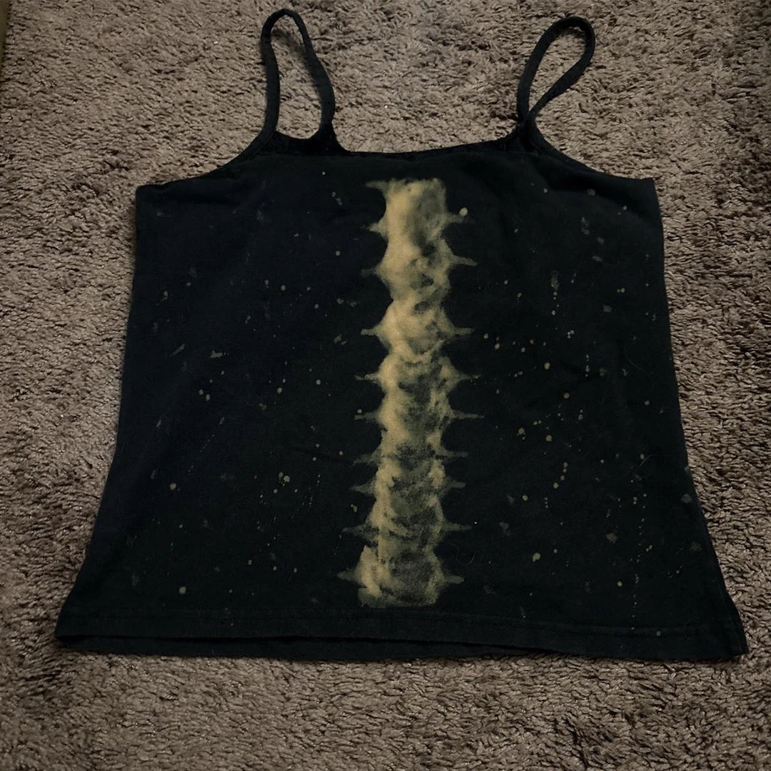 Gothic Clothes Women Tops Y2k Vintage Top Woman Clothing Harajuku Cute Tops With Suspenders Tanks & Camis Trashy Y2k 2000s Emo