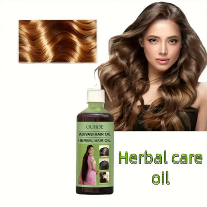 1/2pcs 100ml Hair Growth Oil India Adivasi Herbal Hair Care Rosemary Repair Damaged Hydrate Moisturize Scalp Reduce Dandruff