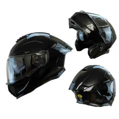 Flip up Motorcycle Helmet Full face Dual lens off-road Racing helmet Men Cascos para moto Motorbike Helmet DOT Approved For BMW