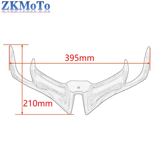 Motorcycle Front Fairing Winglet Wing Cover Trim For Yamaha YZF R15 V3.0 2017-2020 For Suzuki GIXXER SF 250 150 155 RS 200 Parts