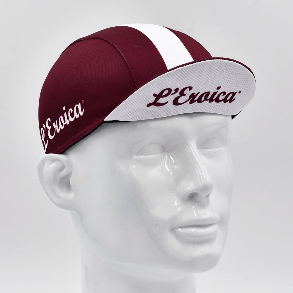 Retro Italy Men's Cycling Cap Bicycle Hat Riding Outdoor Sports Running Fishing Caps