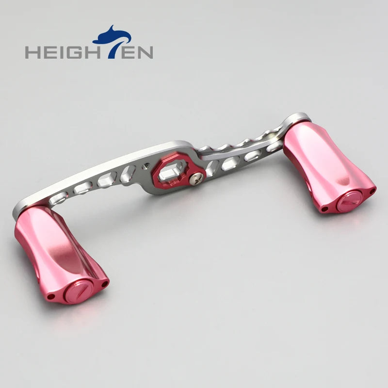 HEIGHTEN Baitcasting Reel Mod Kit Double Handle Center Distance 95mm +Diameter 21mm Knobs Lure Fishing Modification Accessories