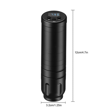 KVM Wireless Tattoo Machine Pen 1500mah Battery 6 Hours Life 3.8mm Stroke Cordless Tattoo Machine Pen Tattoo Accessories