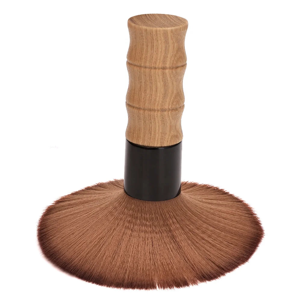 Professional Barber Neck Duster Hair Cutting Brush Soft Bristle Salon Cleaning Brush For Removing Loose Hair
