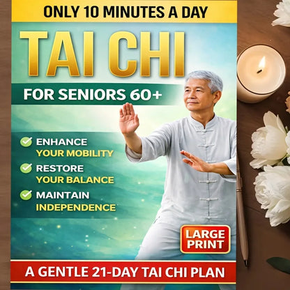10-Minute Tai Chi Guidebook For Balance Training And Fall Prevention 21-Day Program