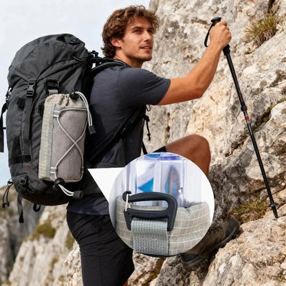 Outdoor Backpack Arm Bag Camping Climbing Strap Hanging Bag Phone Water Bottle Storage Bag for Hiking Mountaineering