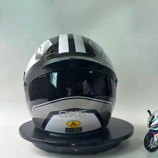 New Vintage Motorcycle Helmet Unisex Full Face Fog Proof Customizable Full Coverage Karting Helmet for Men And Women
