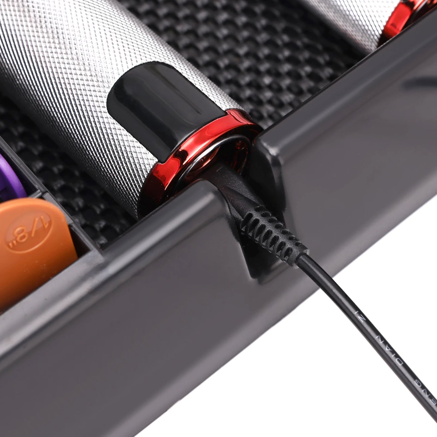 Salon Barber Hair Styling Scissors Storage Box for Beauty Hairdressing Tools Electric Hair Clipper Comb Tray Case Holder Desktop