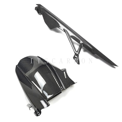 100% Pure Dry Carbon Fiber Race Shell Parts Fender Winglets Cover Fairing Kits For BMW S1000RR M1000RR 2024 2023 2022