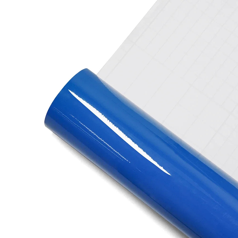 Car Sticker Bright Dark Blue Car Film Covering Vinyl Wrap Air Bubble Free Film Car Accessories Exterior Interior Decoration