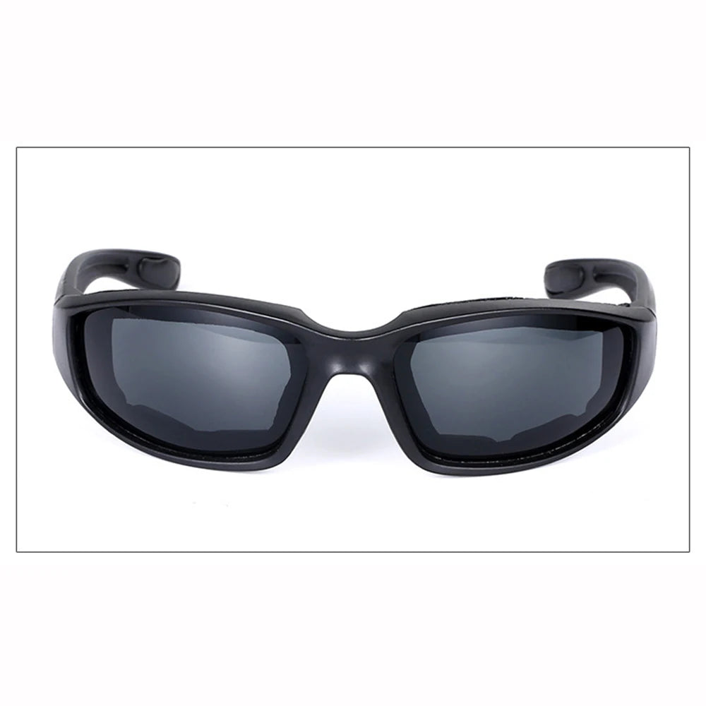 Outdoor UV Protection Goggles Padded Goggles Anti-UV Unisex Sports Sunglasses Eyewear Motorcycle Riding Glasses for Adventurers