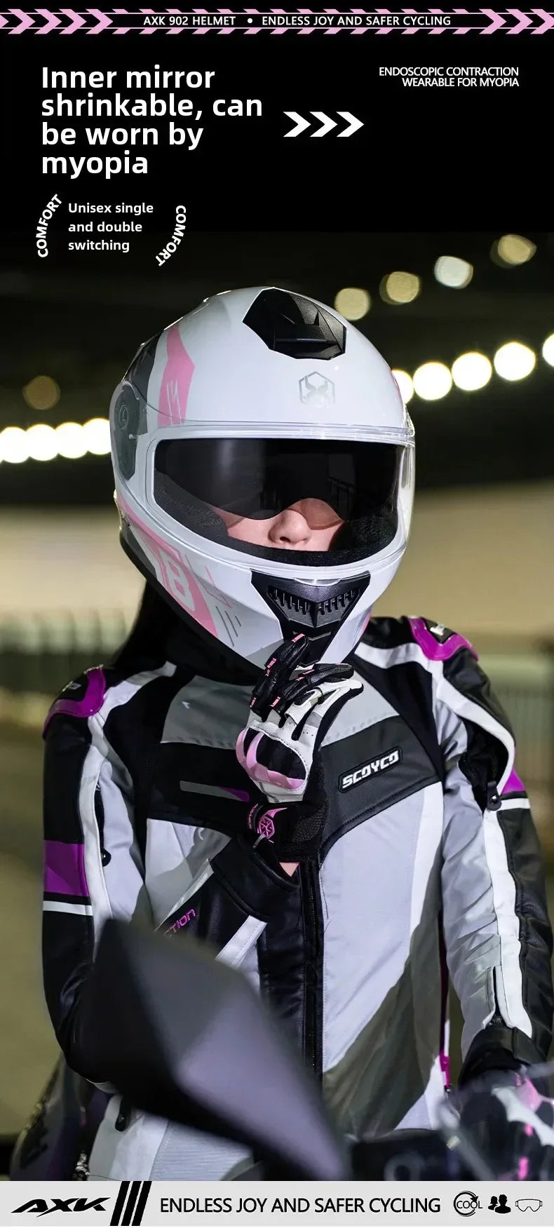 Unisex Motorcycle Helmet Winter Anti-Fog Warm Full Cover Helmet For Men And Women Electric Car Cycle Motorcycle Equipment Access