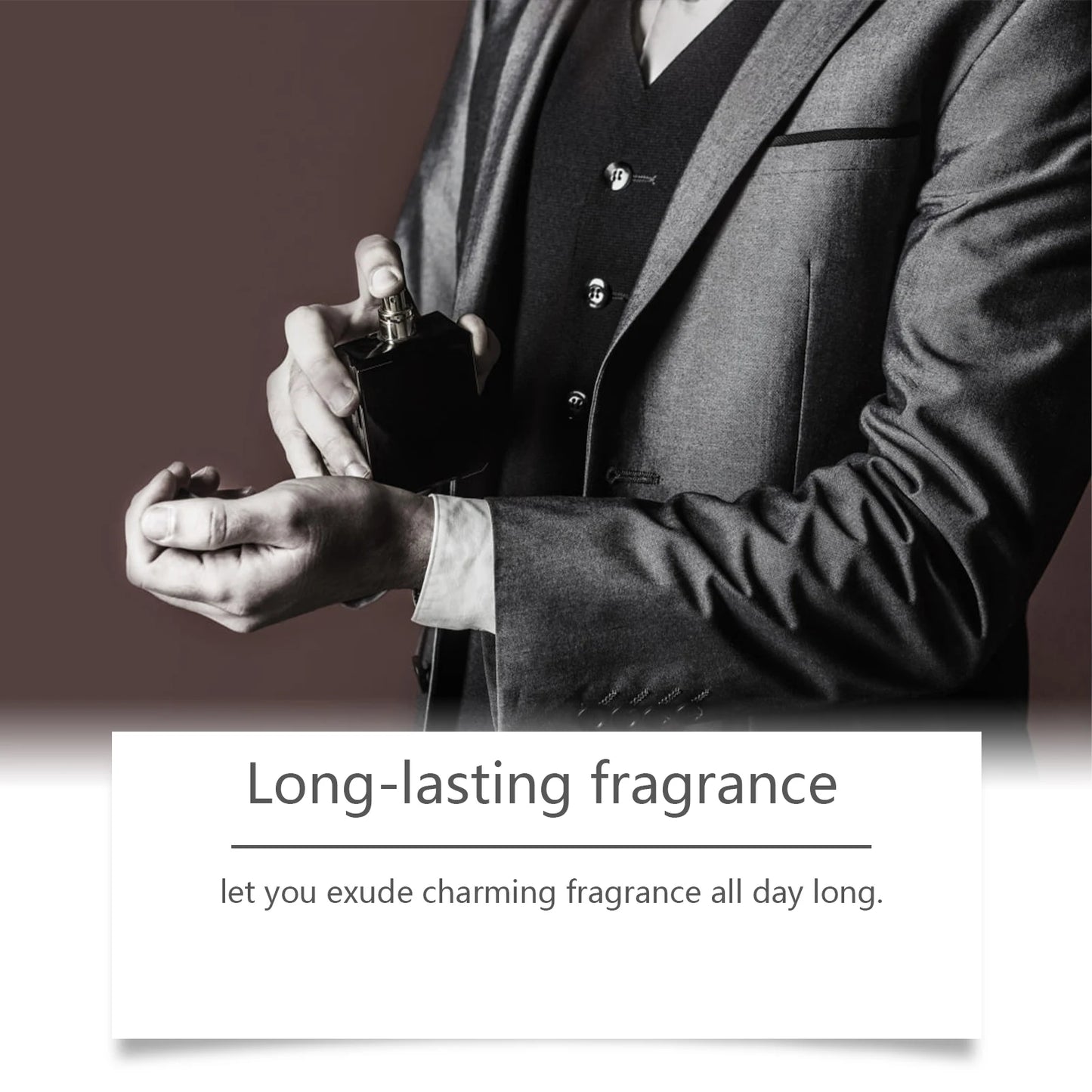 Roxelis 50ml Pheromone Cologne Perfume Mist Men Long Lasting Gentleman Charming Scent Refreshing Couple Dating Glamour Perfume