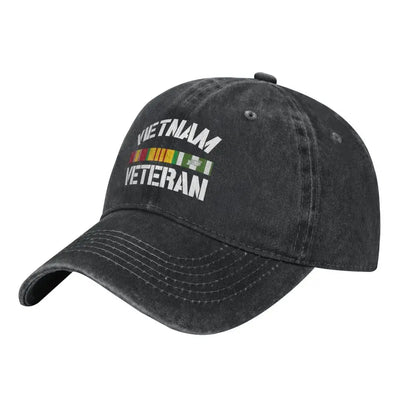 Custom Fashion Cotton Vietnam Veteran Pride Service Ribbon Baseball Cap for Women Men Breathable Dad Hat Sports