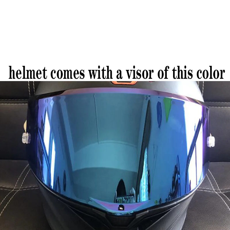 Carbon Fiber Helmet Male All-season Full Face Helmet Motorcycle Racing Car Running Helmet GLOSSY CARBON
