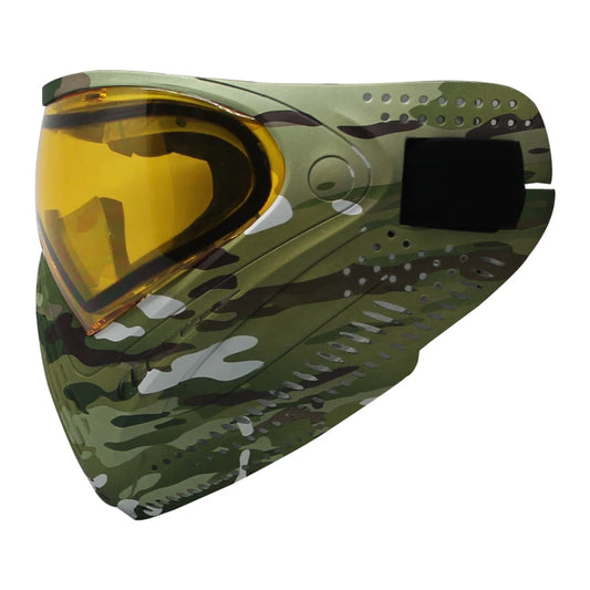GREAT Lotus Camo Tactical PAINTBALL MASK Airsoft Mask with DYE I4 Thermal Lens