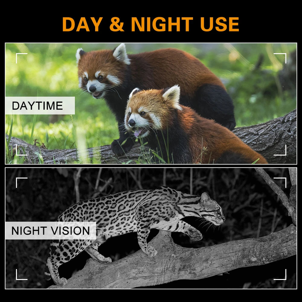 NV8000 Best 800M 4x 1080P Infrared Thermal Monocular Binoculars Hunting Night Vision Goggles Dual Screen Night Vision Dual Tube