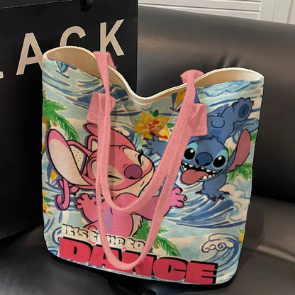 New Creative Cartoon Design Shoulder Bag  Cute Stitch Shoulder Bag Large Outdoor Leisure Fashion Bag Ladies Handbag