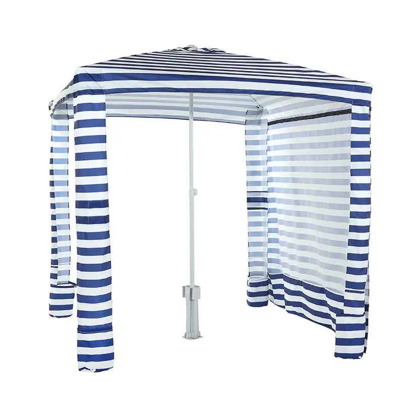 2 meters outdoor oversized folding square umbrella camping tent portable seaside parasol beach umbrella