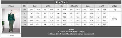 Party Evening Dresses Elegant Women Luxury Bodycon Maxi Dress Long Sleeve Robes Africa Clothes Birthday Wedding Prom Ladies Gown