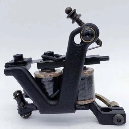 TRUE STAR Newest 10 Wrap Coils Hand-assembled Tattoo Machine Gun For Liner Shader Cast-iron Tattoo Machines