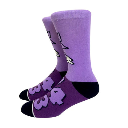 2023 New Anime Marvel Men Socks Long Sock Men‘s Knee-High Couples cosplay Sock Personality Hip Hop Harajuku Funny Sock for Women