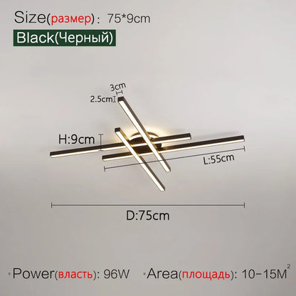 2025 new ceiling lamp Nordic modern LED lamp living room dining room bedroom lights ceiling chandelier