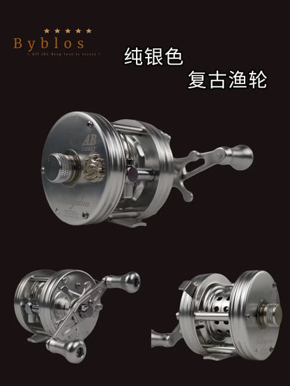 BYBLOS 3500C Baitcasting Reel,Centrifugal Brake,5.5:1,Fishing Reel,220g,Drag Force 5kg