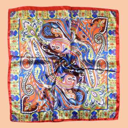 1PCS Ladies Multicolor Peacock Feather Pattern Large Tassel Shawl Fashionable Wrap Scarf for Travel Party Ladies Silk Scarf