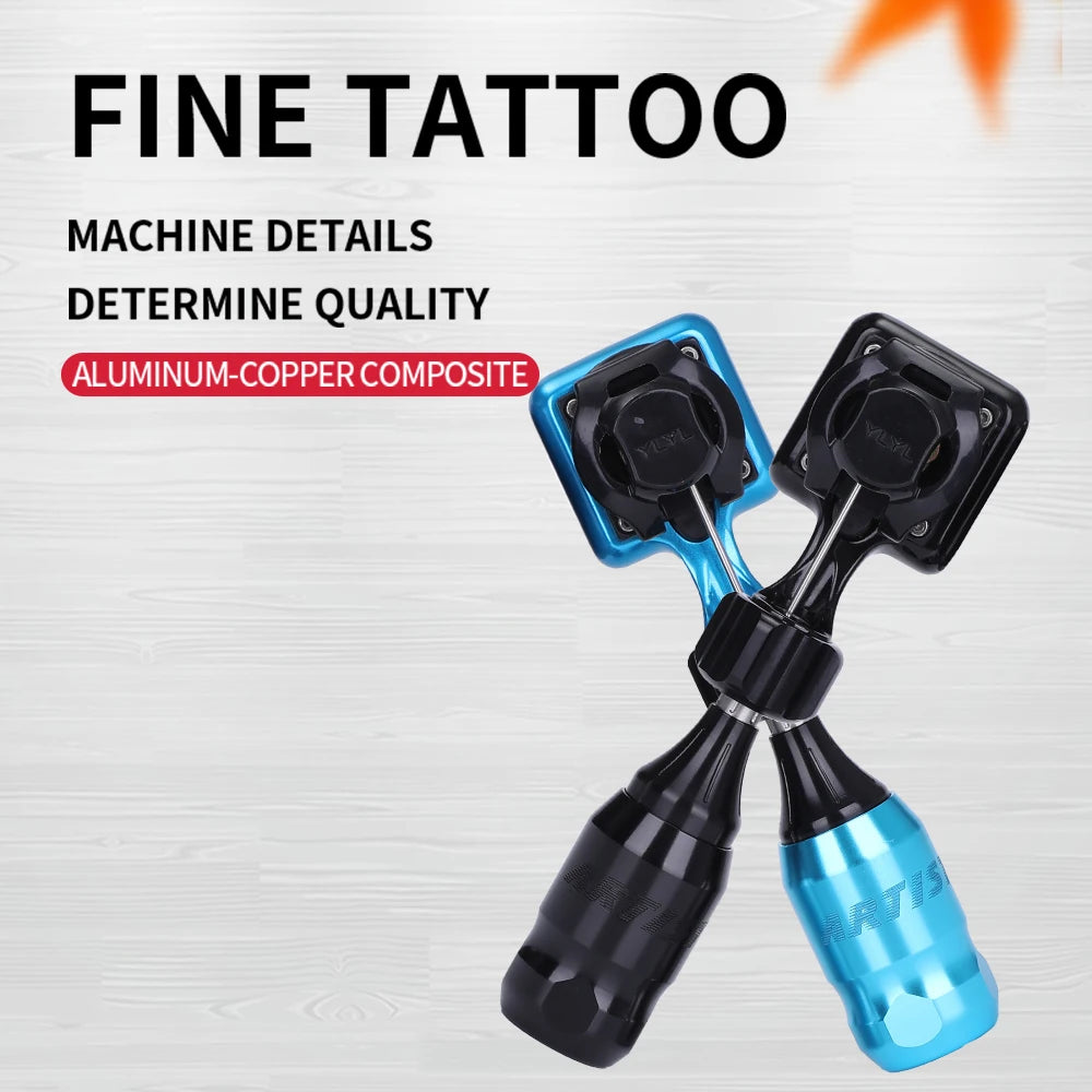 YILONG T2 Professional Seashell machine Tattoo Gun Rotary Motor Pen Hybrid Tattoo Machine With RCA Tattoo Tools