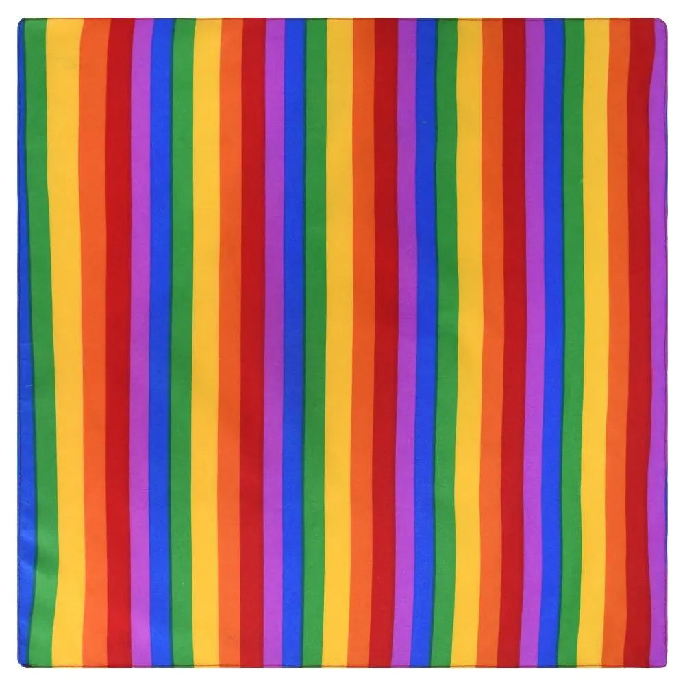 Trendy Pride Festival Pocket Square Scarf Rainbow Colorful Headband Bandana Gay Parade