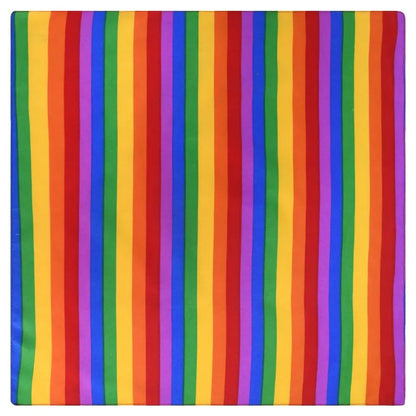 Trendy Pride Festival Pocket Square Scarf Rainbow Colorful Headband Bandana Gay Parade