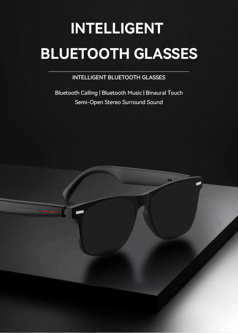 LAXASFIT New Smart Wireless Bluetooth Glasses TWS Listen to music and answer phone calls Men Women Fashion Sunglasses Eyeglasses