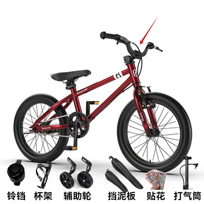 Youth Mountain Bike 16/20 Inch Children's Bicycle for Boys And Girls 6-12 Years Old Student Pedal Bike with Adjustable Frame