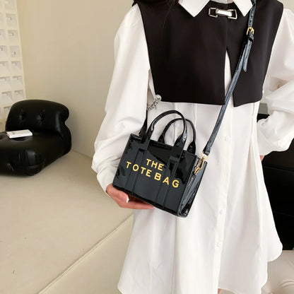 The Tote Bags For Women Crossbody Female Handbag New Solid Words Lette Leisure Large Bag Luxury Fashion Bag designer Bag for PU