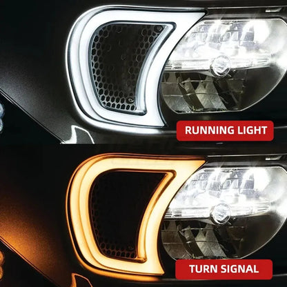 For Harley Road Glides 2015-UP Motorcycle Decorative Lights Windscreen Led Trim Lights Windshield Running Turn Signal Lamps