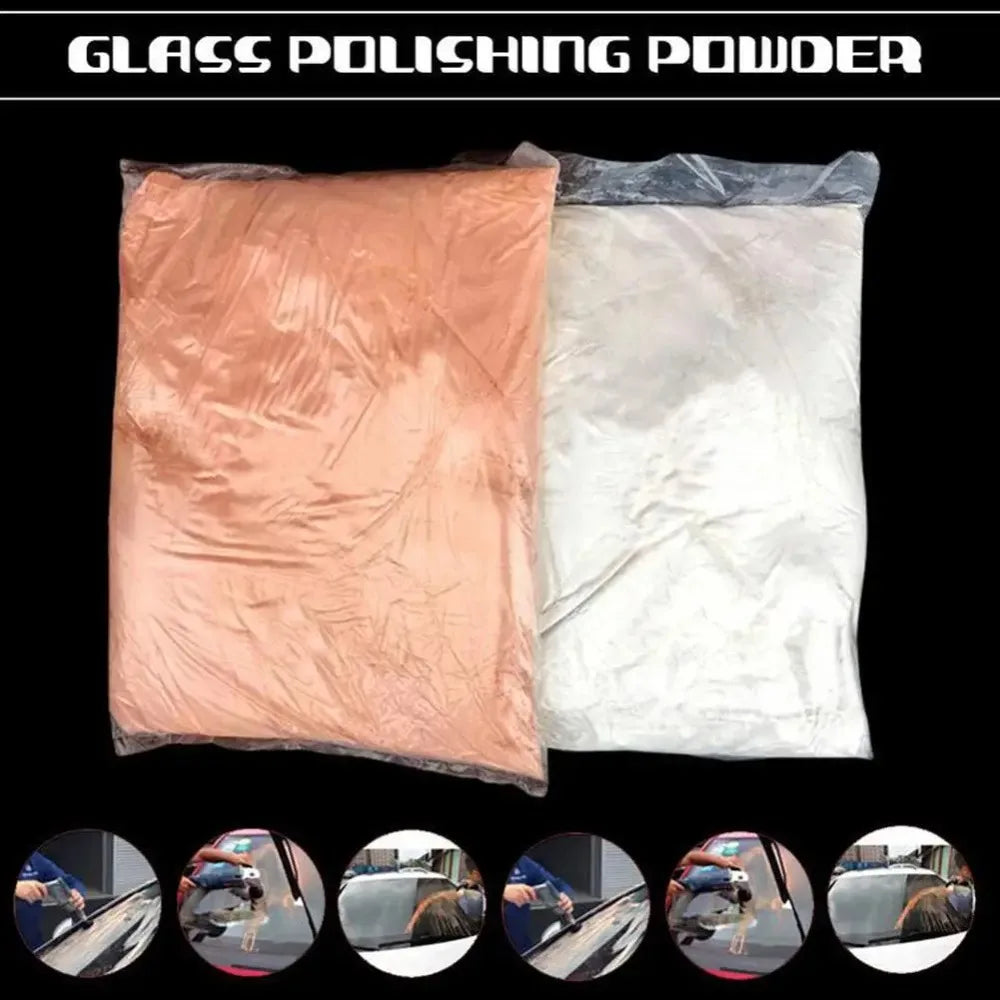 50g Car Glass Polish Powder Car Window Polishing Mirror Powder Glass Removal Composite Rare Repair Tool Accessories Auto Care