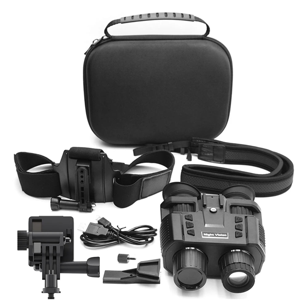 NV8000 Best 800M 4x 1080P Infrared Thermal Monocular Binoculars Hunting Night Vision Goggles Dual Screen Night Vision Dual Tube