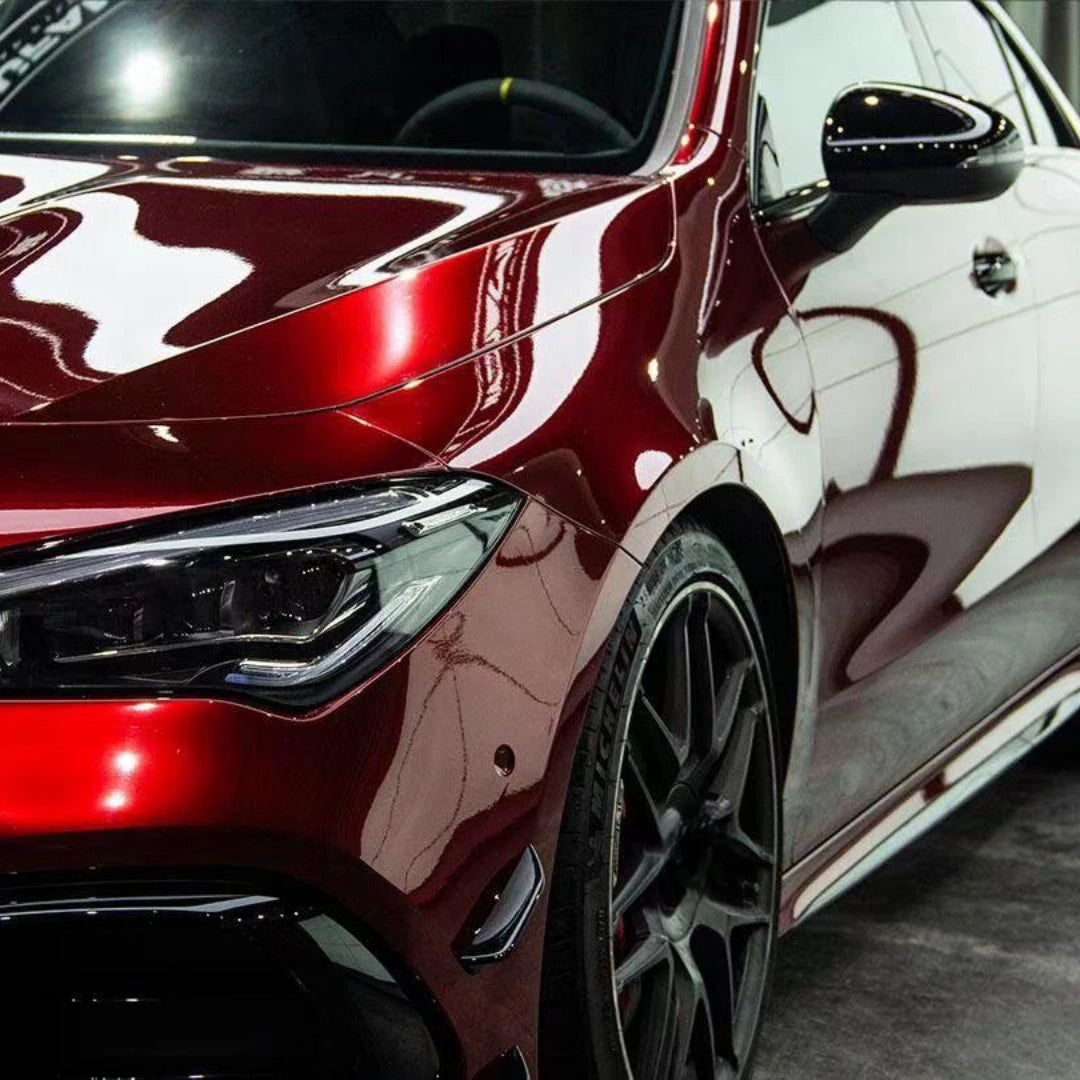 High Glossy Liquid Metallic Dragon Blood red Wrapping Vinyl color Film Motorcycle Decals Auto Car Wrap Foll For Tesla Model X/Y
