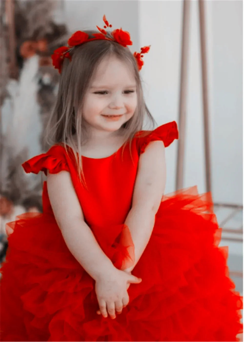 Lovely White Satin Flower Girl Dress for Wedding Dresses Little Princess Bow Kids Birthday Party Evening Customise Gowns