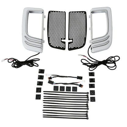 Motorcycle Fairing Lower Grills LED Turn Signal Light blinker For Harley Touring Road King Electra Glide FLHTK CVO Limited 14-23