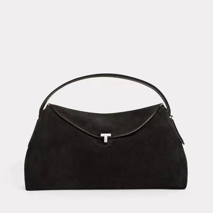 High Quality Messenger Bag 2025 New Large-capacity Fashion Light Luxury Niche Cowhide One-shoulder Commuter Female Bag