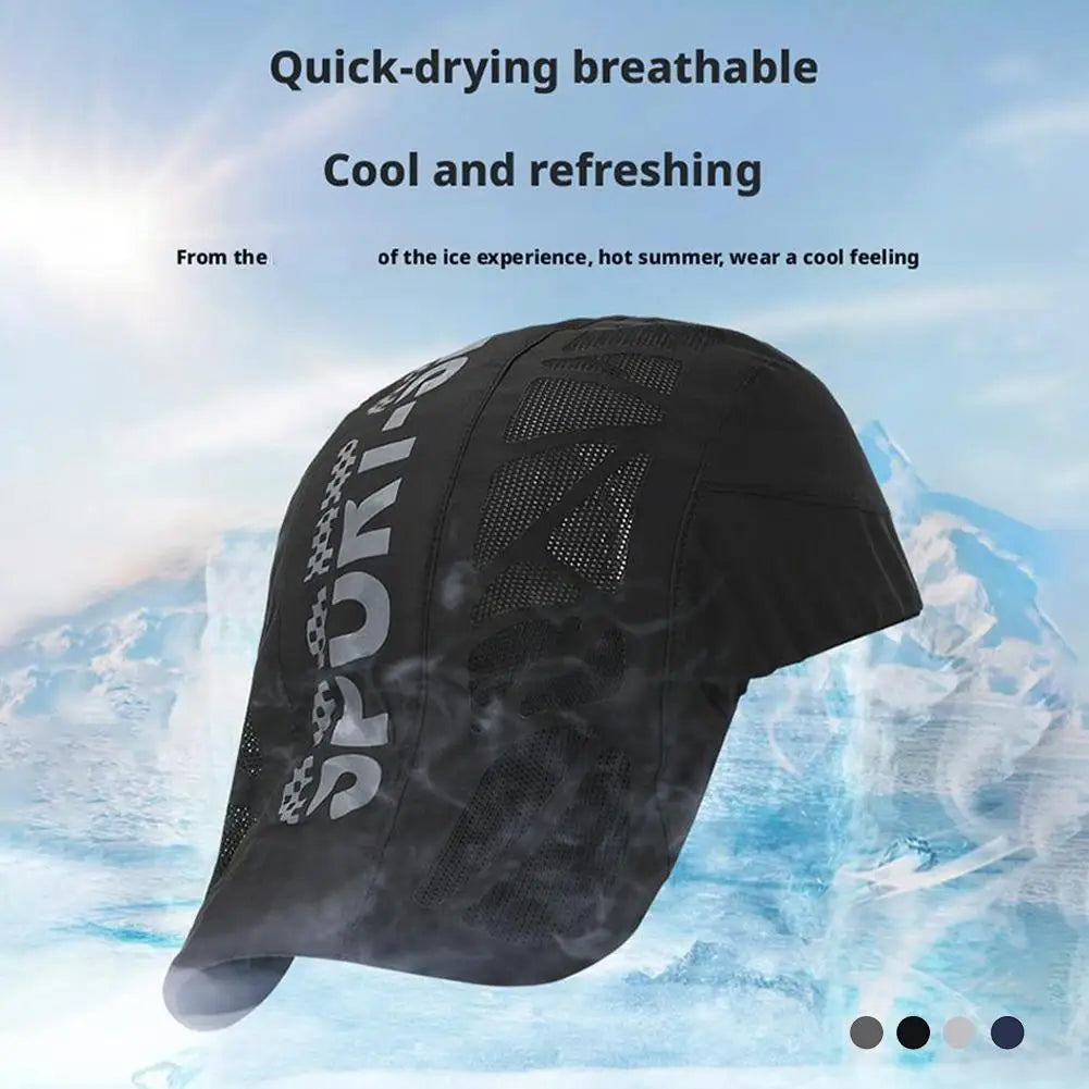 Sport Cap Lightweight Breathable Quick Dry Mesh Stead Hat With Adjustable Fit For Men Women Baseball Hat Golf Driving Cycling