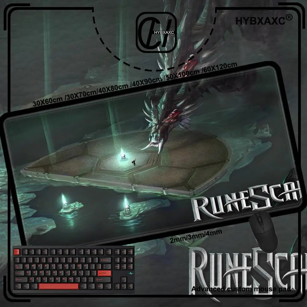 Radio Dj workbench Mouse Pad Cute HD Desk Pad Extended Gaming Keyboard Mats Large 90x40cm XXL Gamer Mousepad