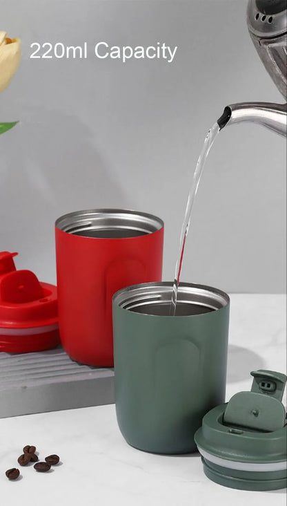 Mini Travel Thermal Mug Coffee Cups Hot Coffee Thermos Portable 316 Stainless Steel Thermos For Tea Thermal Water Bottle Mug