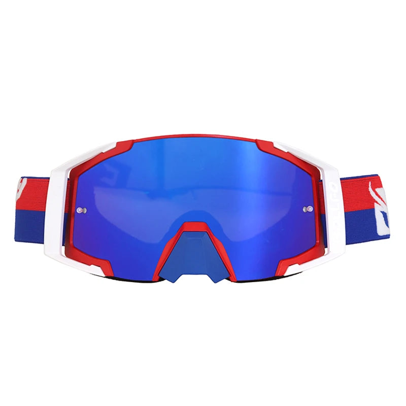 Youth MX Goggles with Tearoffs Windproof Motocross Glasses Men Dual-Cycle Defogging UV400 Protection Dirt Bike Enduro Goggles