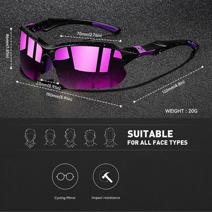 Fashion Safety Goggles Men Women  Running Mountaineering Sunglasses Bicycle MTB Eyewear Outdoor Sport Eyeglasses