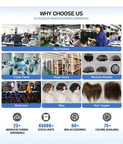 Afro Toupee for Men Undetectable Full Lace Toupee Wig Male Hair Prosthesis 6" System Unit Afro Curly Wig