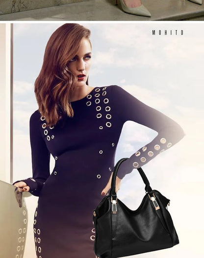 2024 Fashion Soft Leather Luxury Designer Handbag Large Capacity Women's Bag Women's One Shoulder Crossbody Bag Bolsas De Mujer